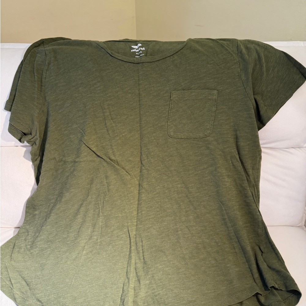 Old Navy Olive Green Short Sleeve Tee